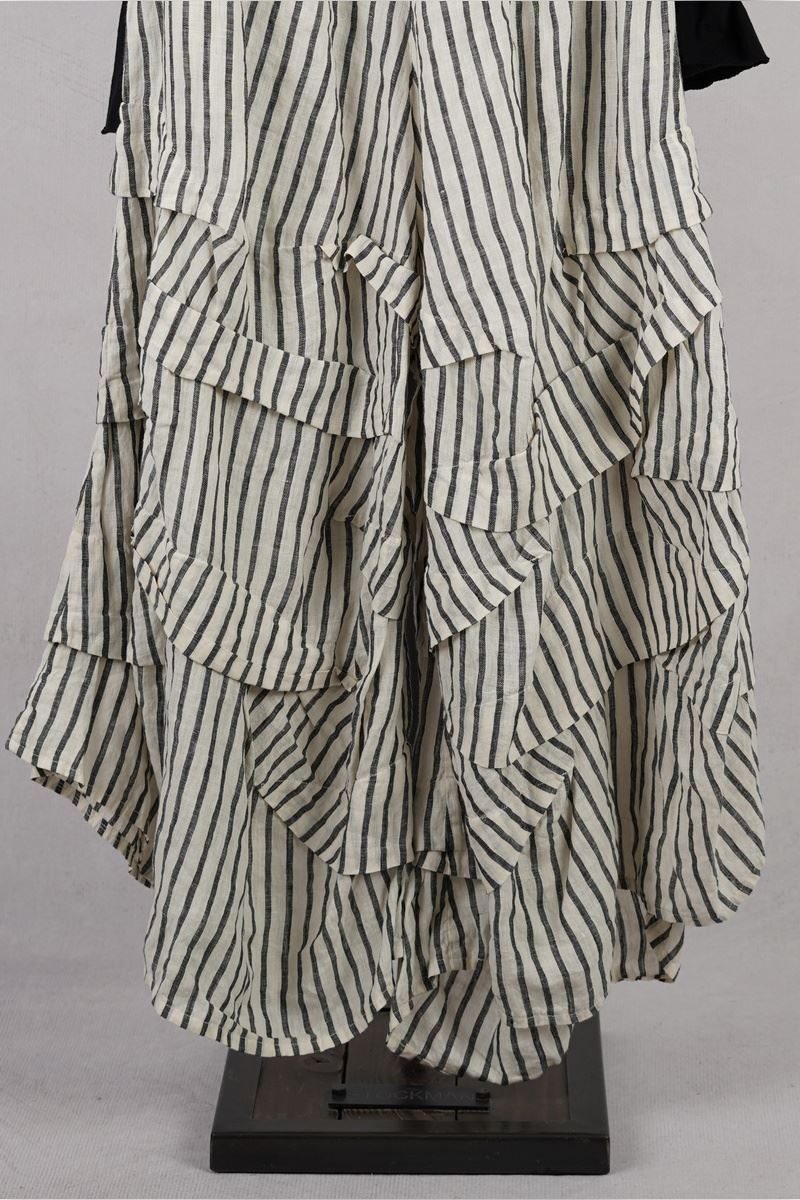 krista larson designs pantalon stormy pants striped cream abby maud face details