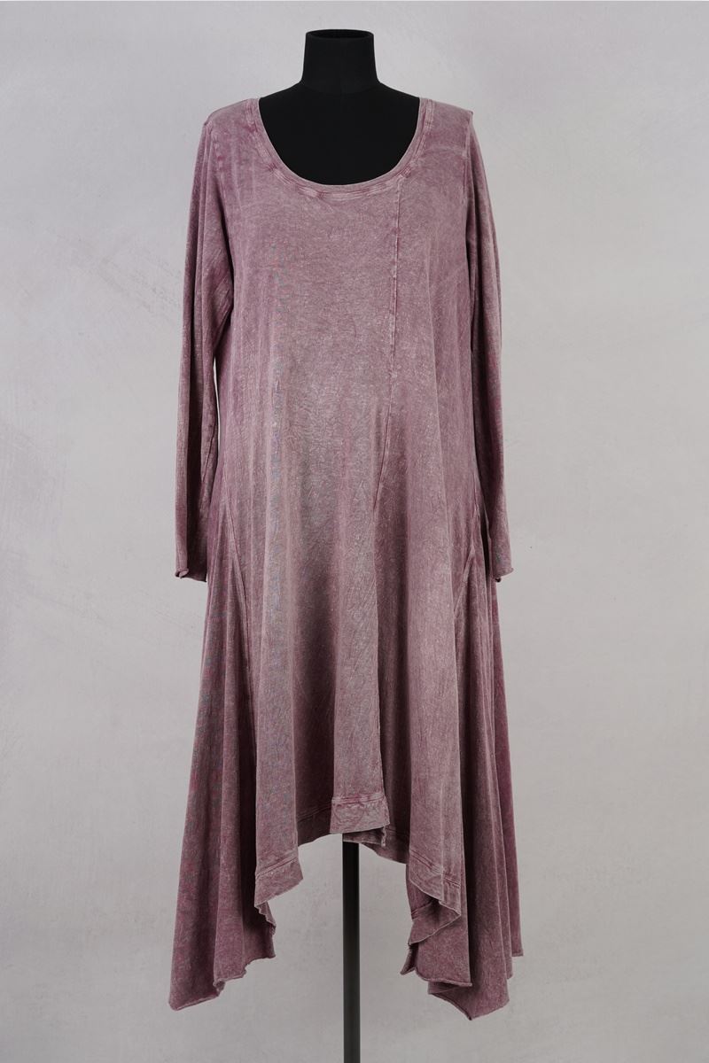 krista larson designs long ballet dress merlot enzyme distress abby maud face