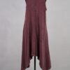 krista larson designs robe long ballet slip garnet enzyme abby maud dos en pied