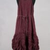 krista larson designs robe low rouched slip garnet enzyme lin abby maud dos attache