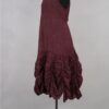 krista larson designs robe low rouched slip garnet enzyme lin abby maud profil attache en pied