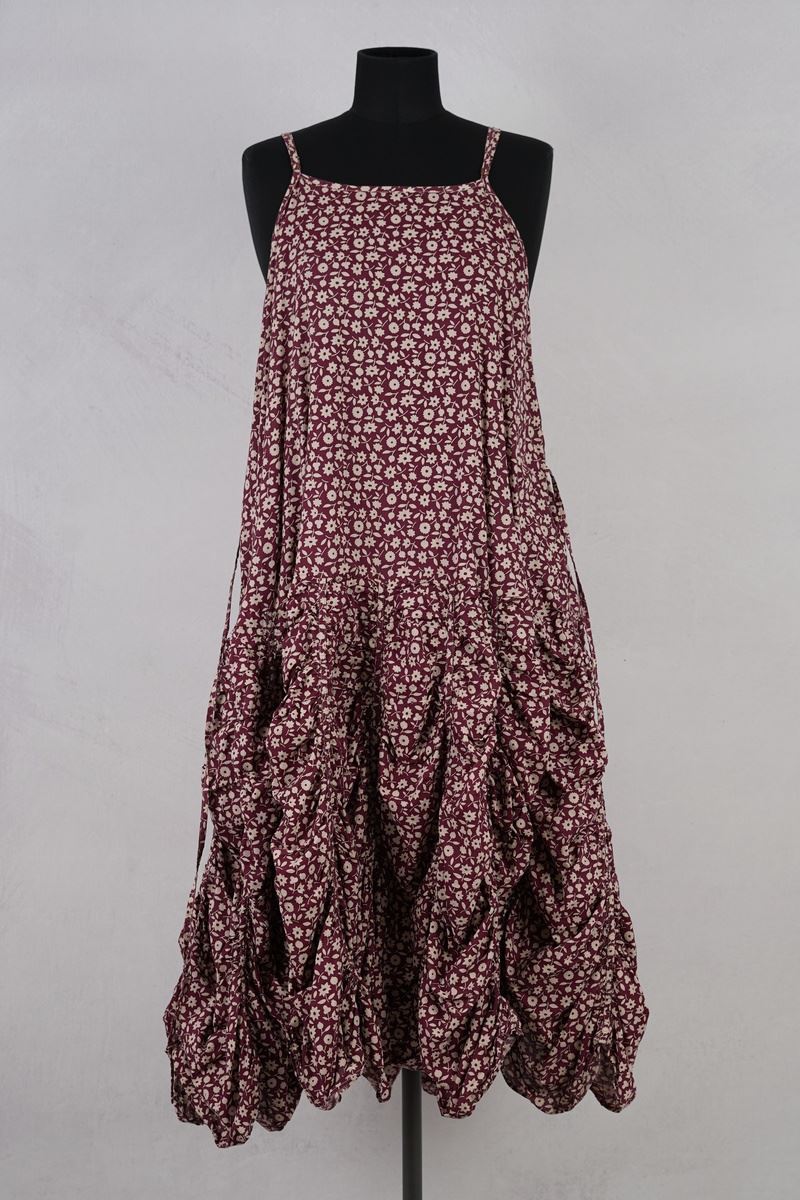 krista larson designs robe low rouched slip merlot floral abby maud face