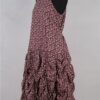 krista larson designs robe low rouched slip merlot floral abby maud profil attache
