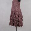 krista larson designs robe low rouched slip merlot floral abby maud profil attache en pied