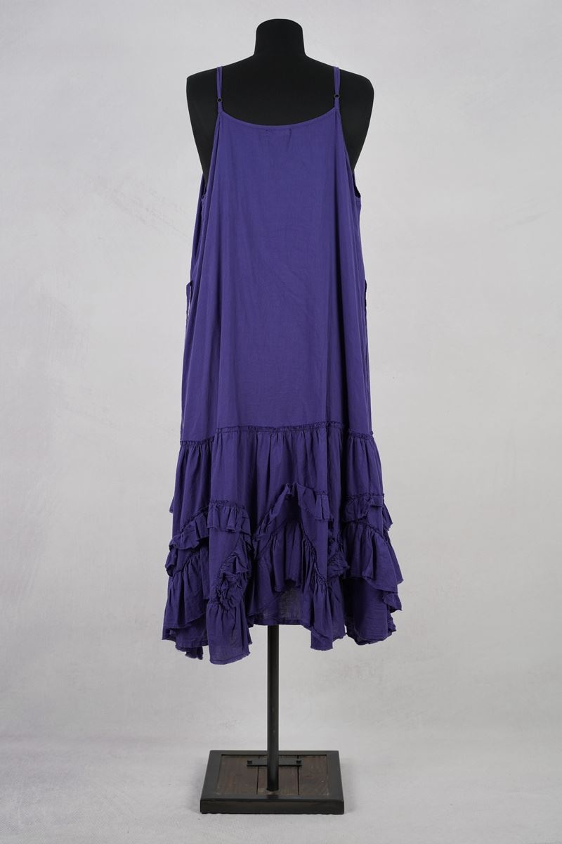 krista larson designs robe petticoat slip eggplant blue abby maud dos en pied