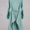 krista larson designs robe pinwheel dress pistachio broadcloth abby maud dos attache