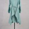 krista larson designs robe pinwheel dress pistachio broadcloth abby maud dos attache en pied
