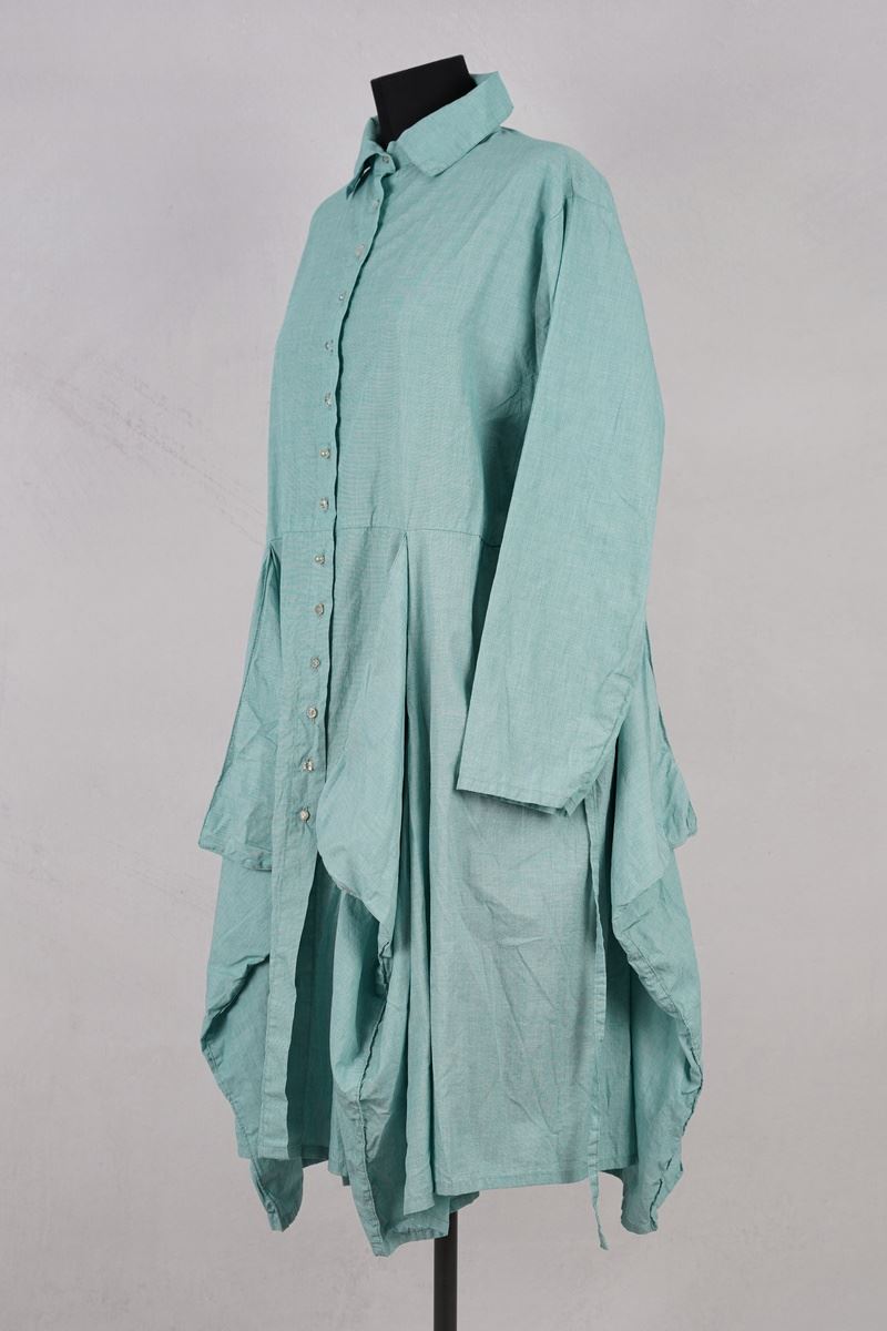 krista larson designs robe pinwheel dress pistachio broadcloth abby maud profil