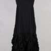 krista larson designs robe low rouched slip black abby maud de face