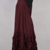 krista larson designs robe low rouched slip merlot profil attache