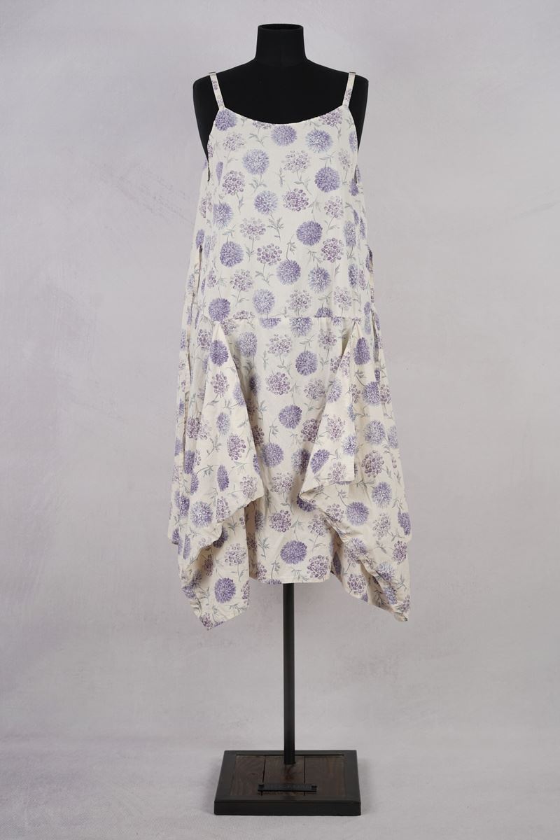 krista larson designs robe short pinwheel allium lavender abby maud face en pied