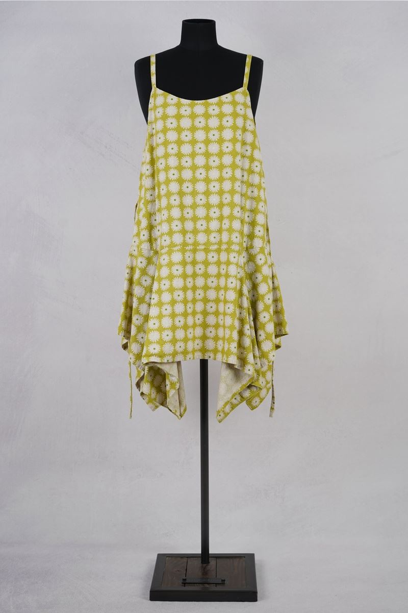 krista larson designs robe short pinwheel slip citron pattern abby maud face en pied