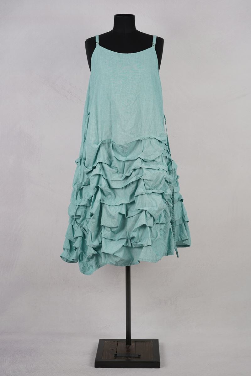 krista larson designs robe tunnel slip pistachio broadcloth abby maud face en pied