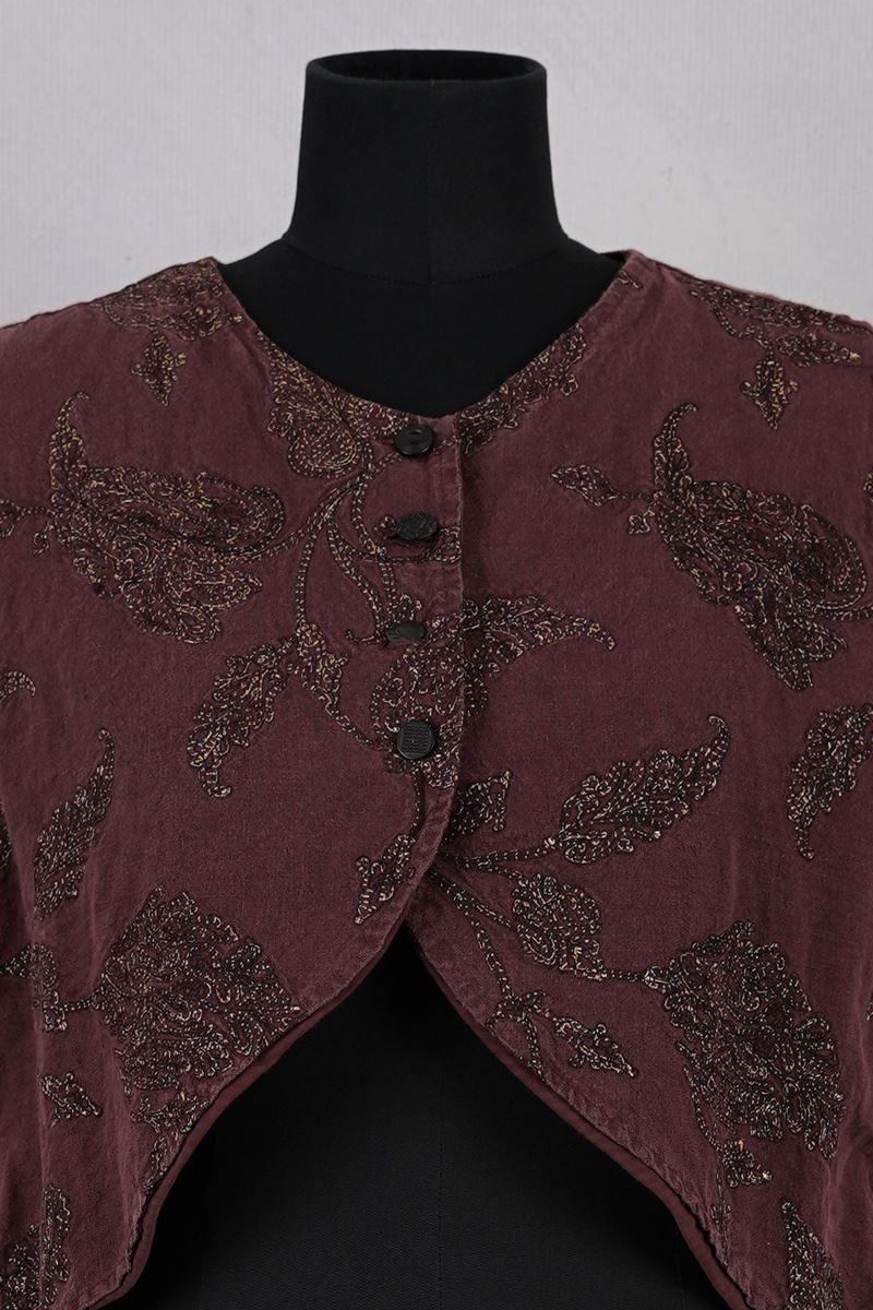 krista larson designs veste bolero vest merlot embroidery abby maud face zoom krista larson designs veste bolero vest merlot embroidery abby maud face zoom