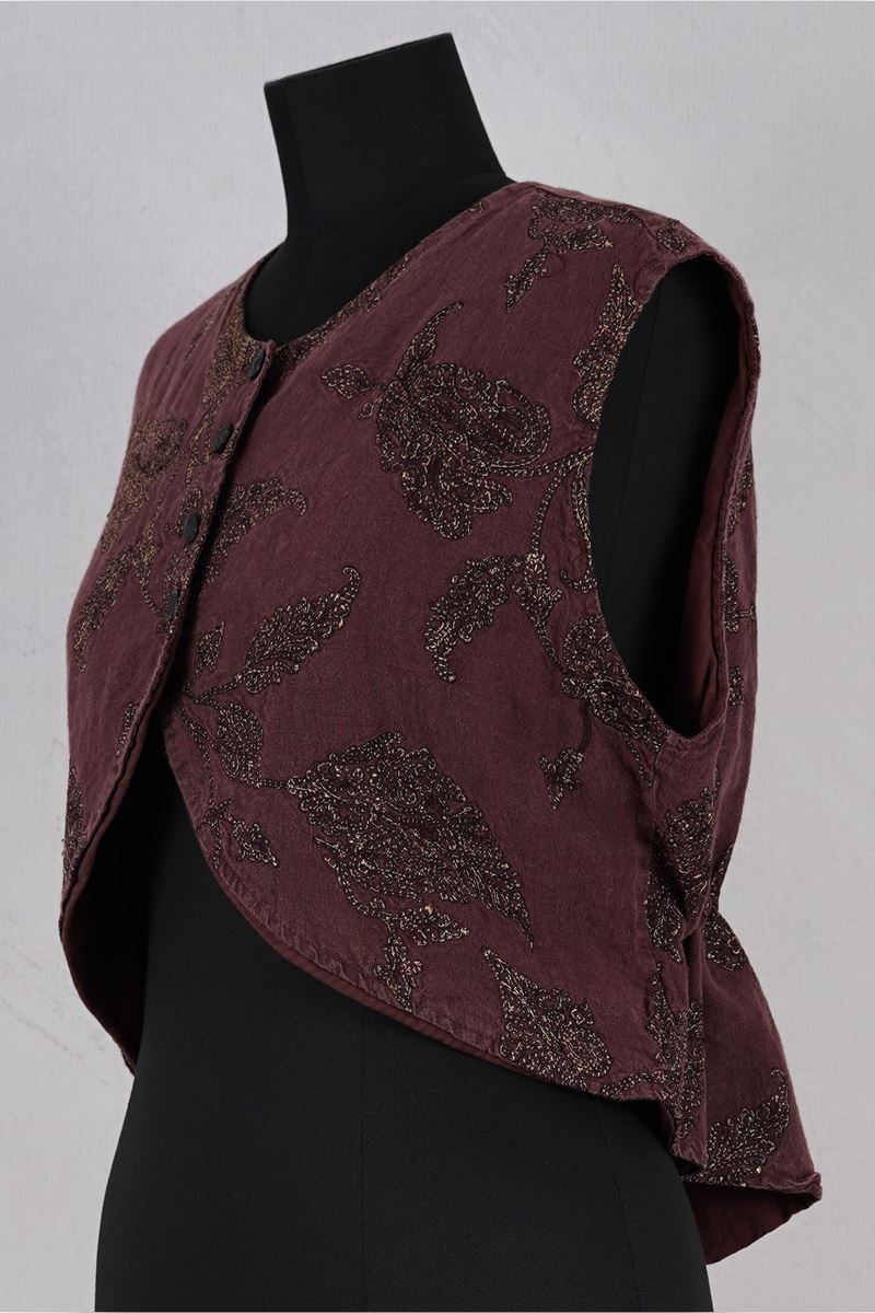 krista larson designs veste bolero vest merlot embroidery abby maud profil zoom krista larson designs veste bolero vest merlot embroidery abby maud profil zoom