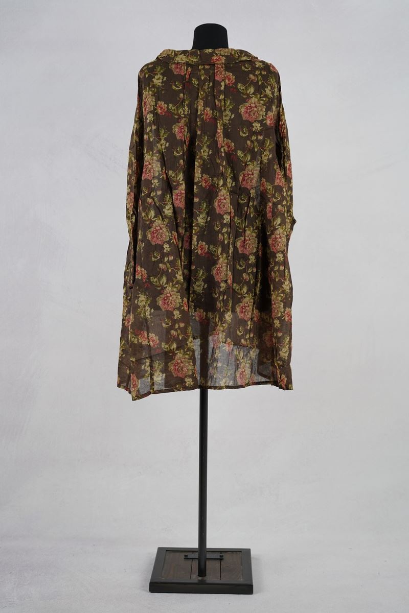 les ours chemise camila havane fleurs abby maud dos pied