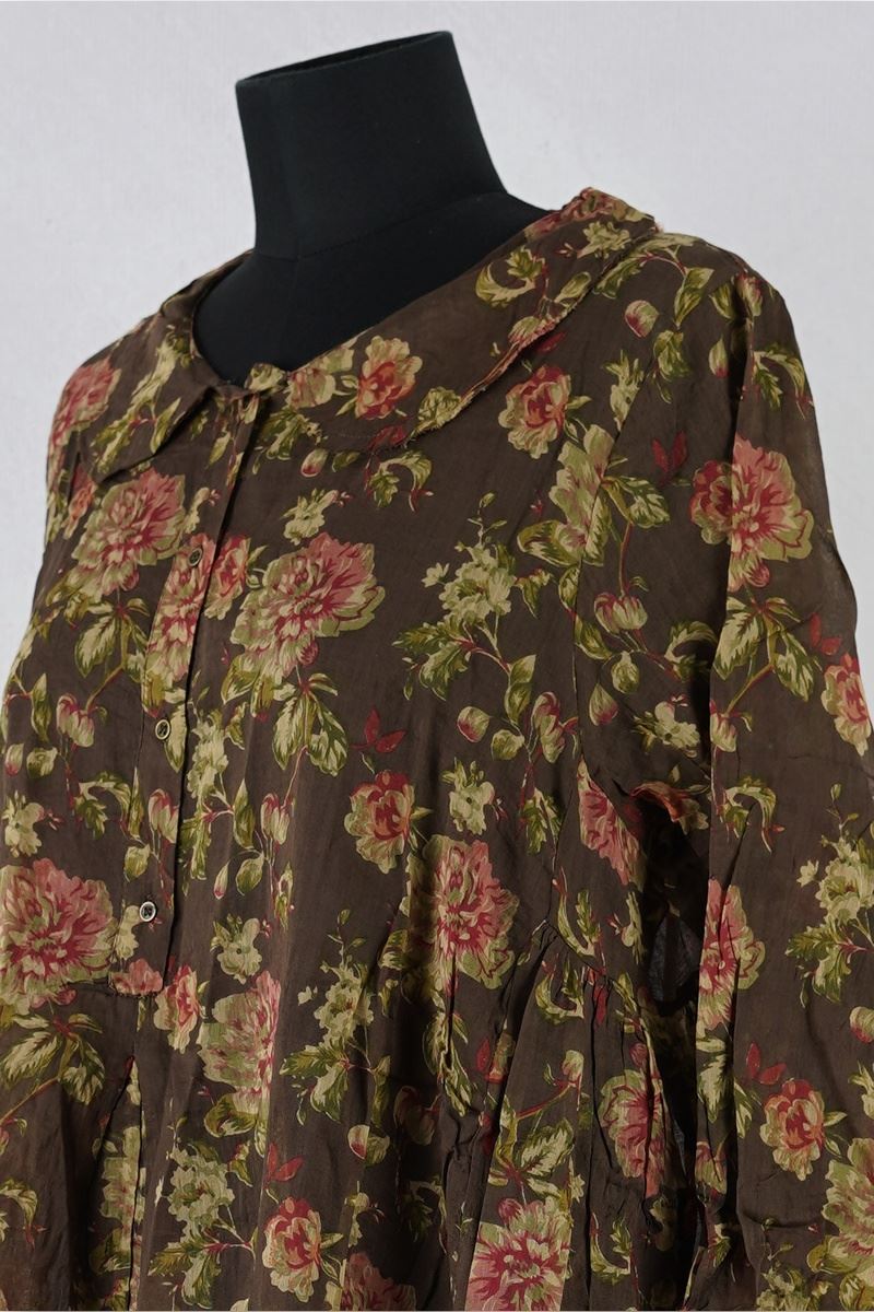 les ours chemise camila havane fleurs abby maud profil zoom