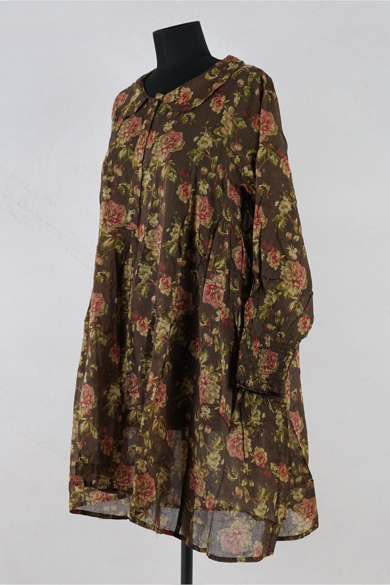 les ours chemise camila havane fleurs abby maud profil