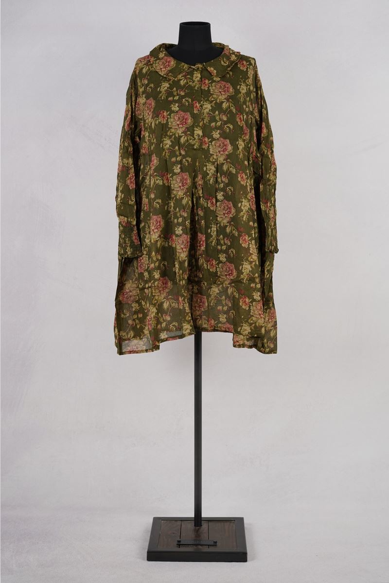 les ours chemise camila mousse fleurs abby maud face pied