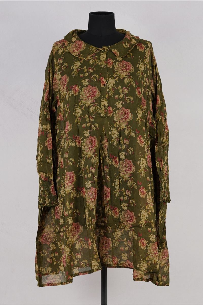 les ours chemise camila mousse fleurs abby maud face