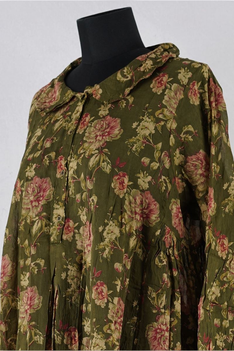 les ours chemise camila mousse fleurs abby maud profil zoom