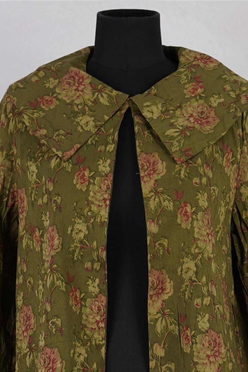 les ours manteau loune mousse fleurs abby maud face zoom