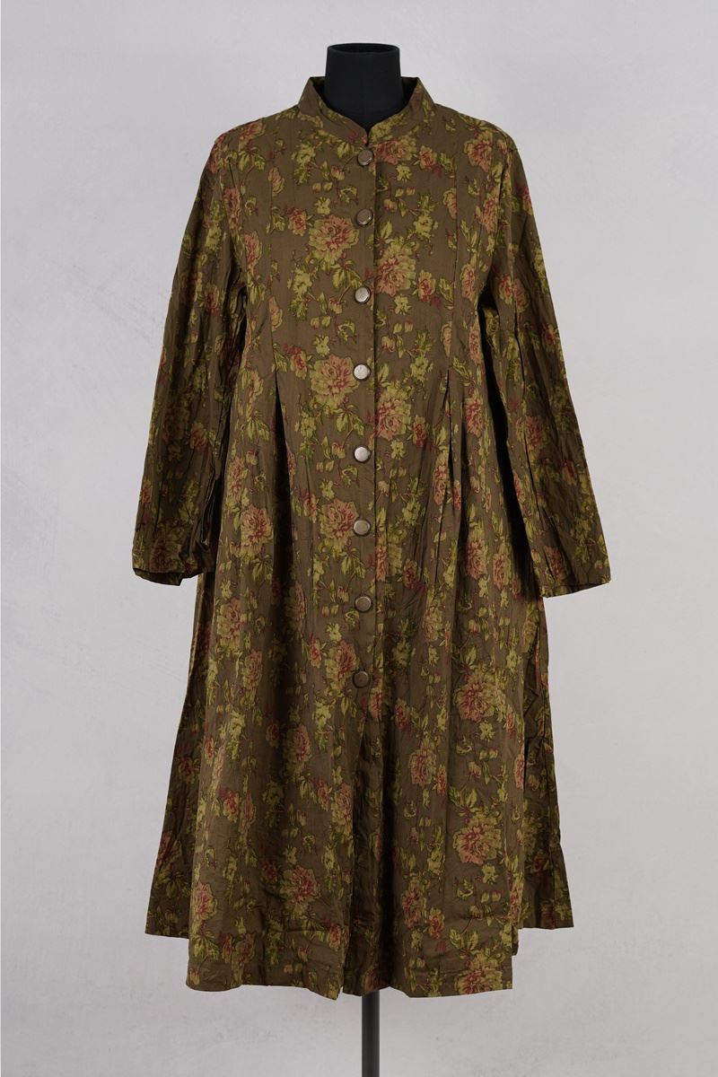 les ours manteau tiago havane fleurs abby maud face