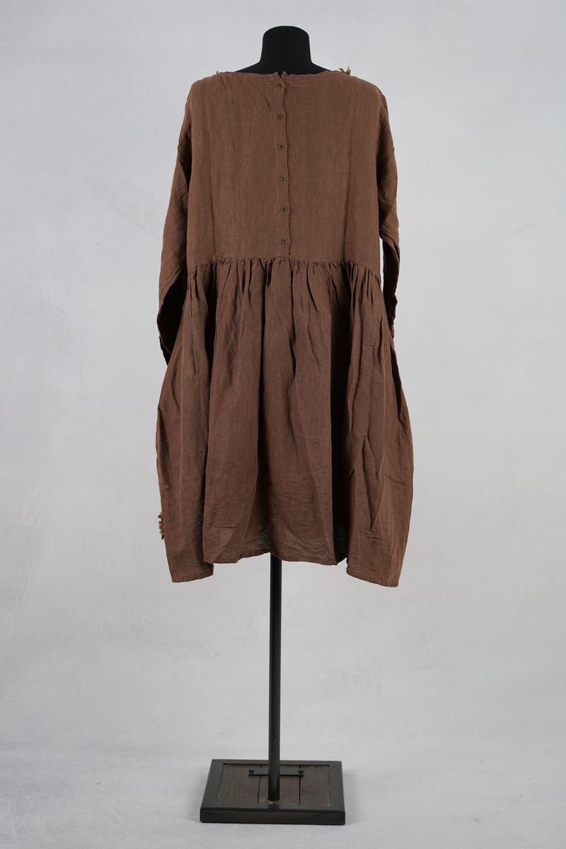 les ours robe fiony bois de rose abby maud dos pied