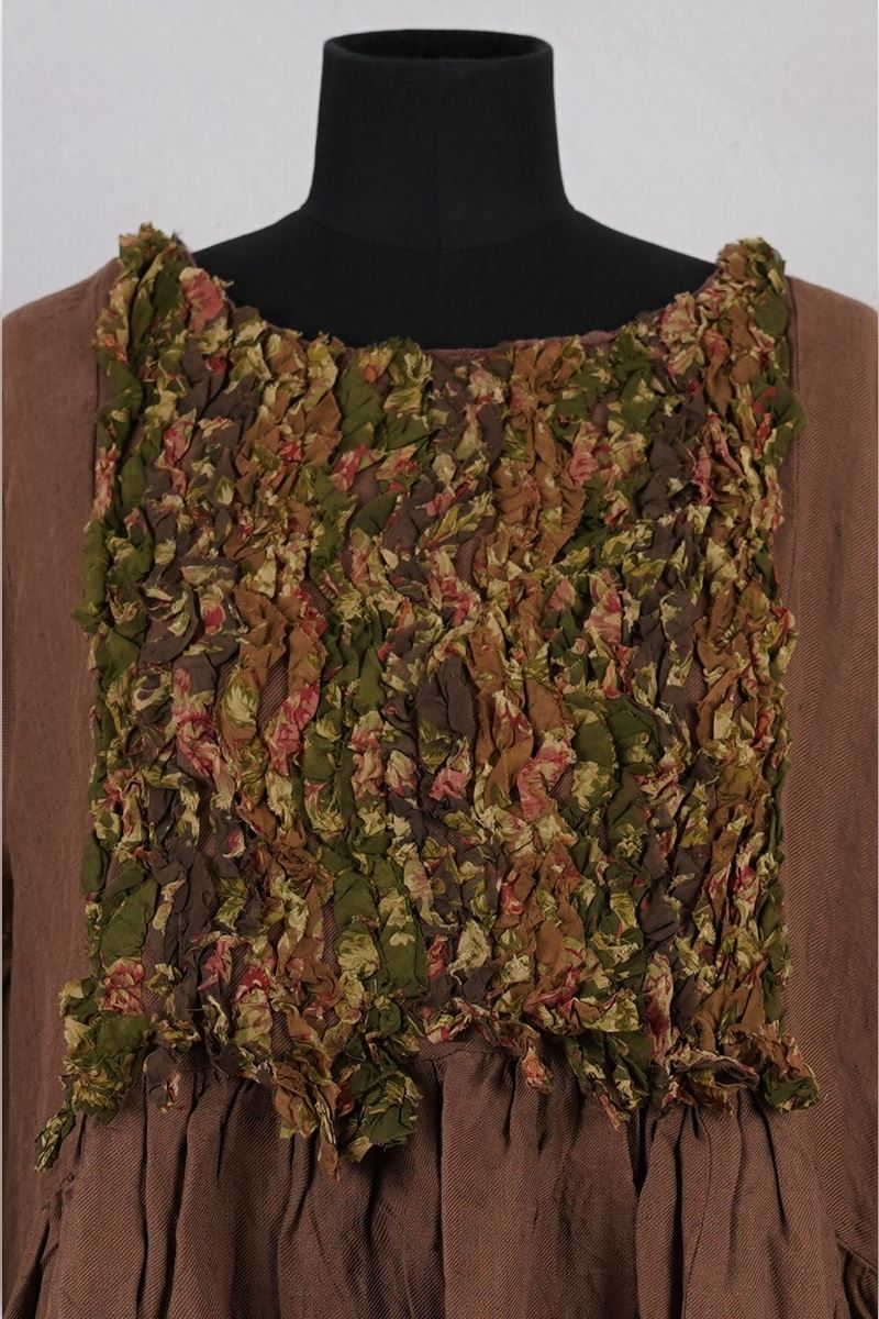 les ours robe fiony bois de rose abby maud face zoom