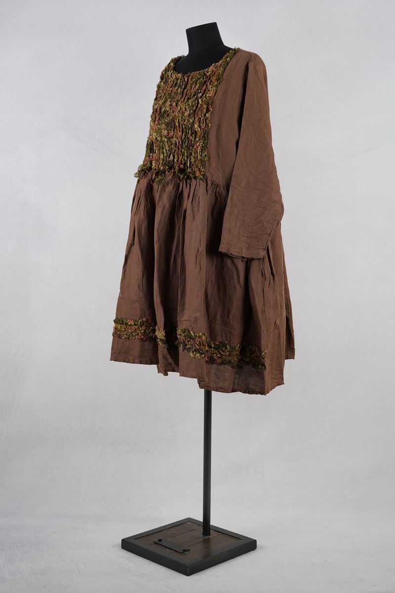 les ours robe fiony bois de rose abby maud profil pied