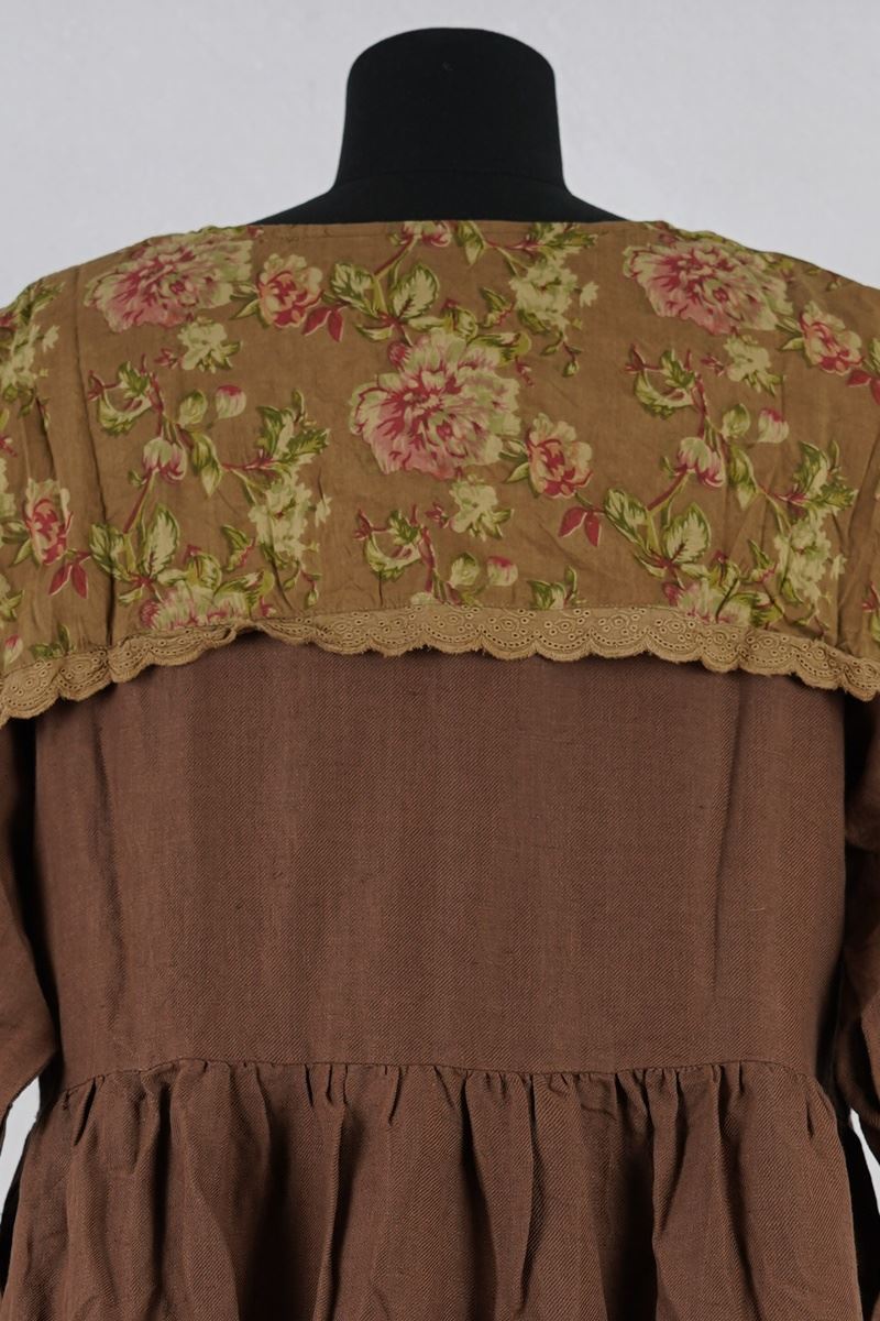 les ours robe florentine bois de rose abby maud dos zoom