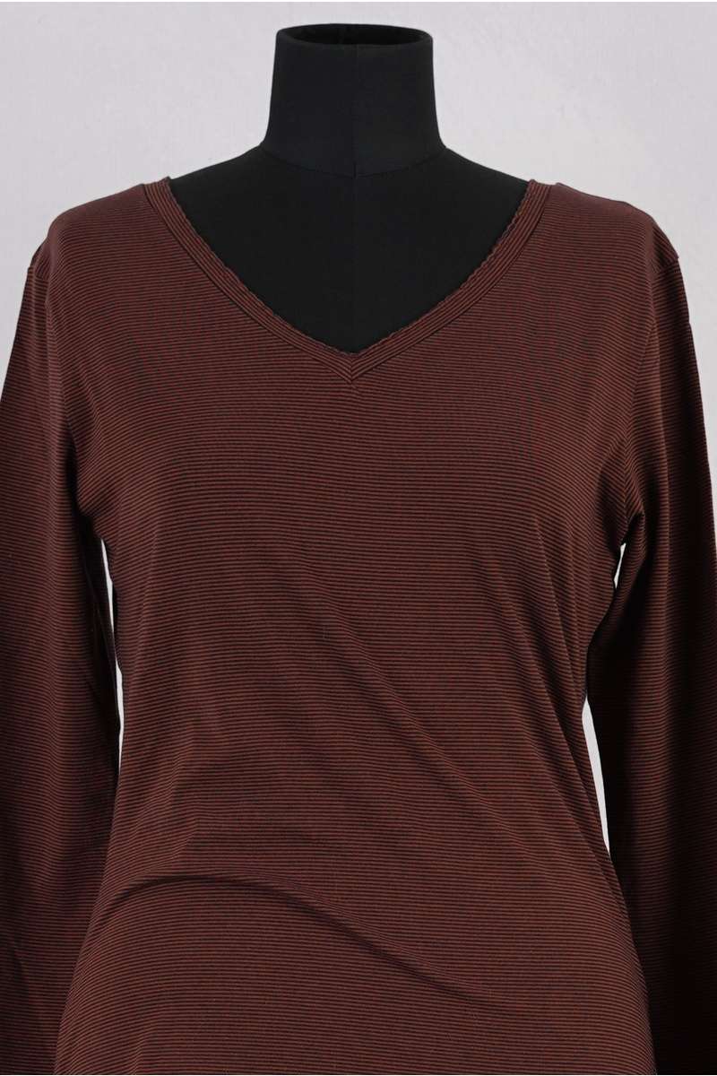 les ours t shirt noe raye prune abby maud face zoom