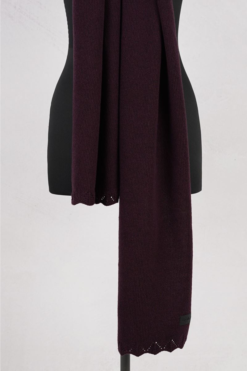 olars ulla echarpe solo purple abby maud face bas