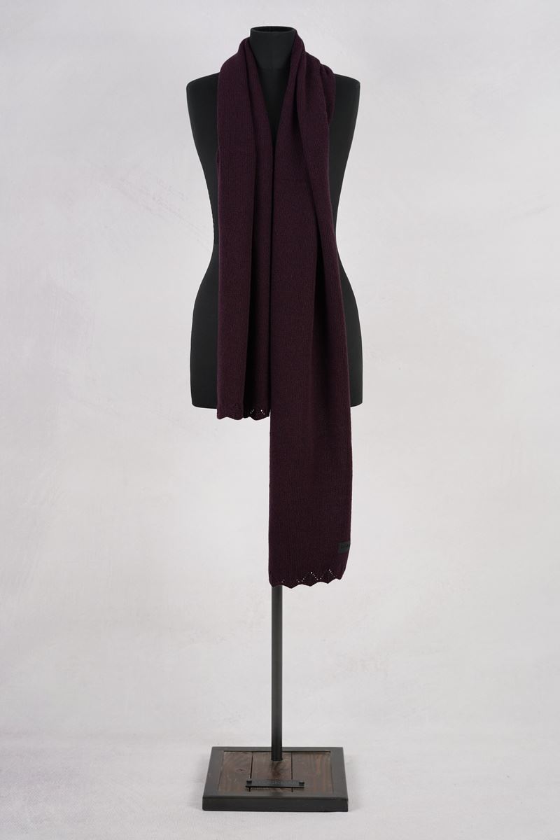 olars ulla echarpe solo purple abby maud face pied