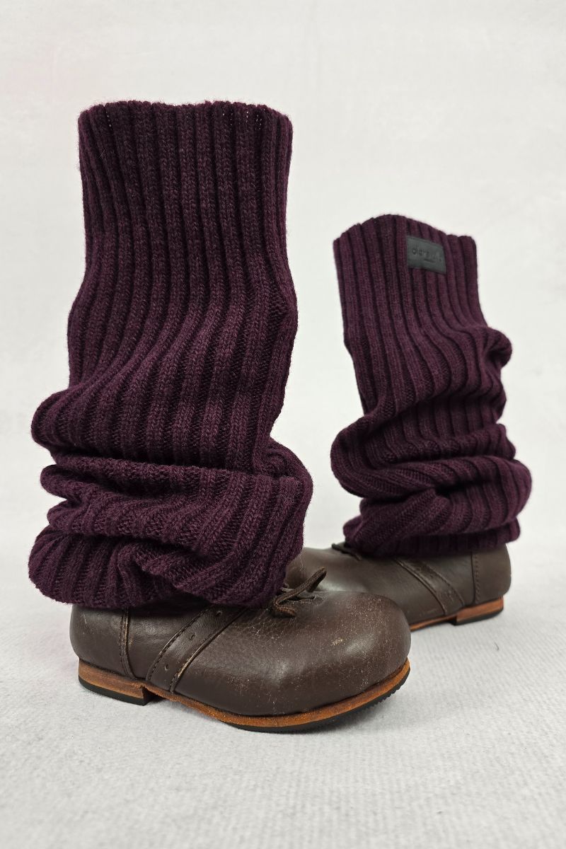 olars ulla guetres legs purple abby maud