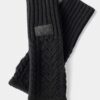 olars ulla mitaines sleeves black abby maud
