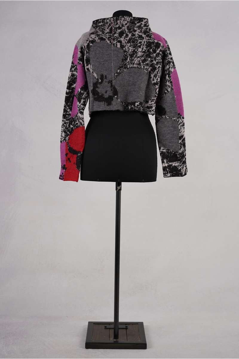 rundholz black label cardigan 2253247101 multicolor abby maud dos pied