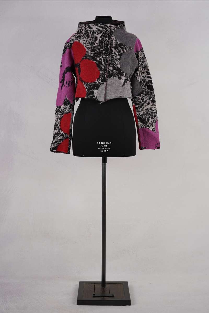 rundholz black label cardigan 2253247101 multicolor abby maud face pied