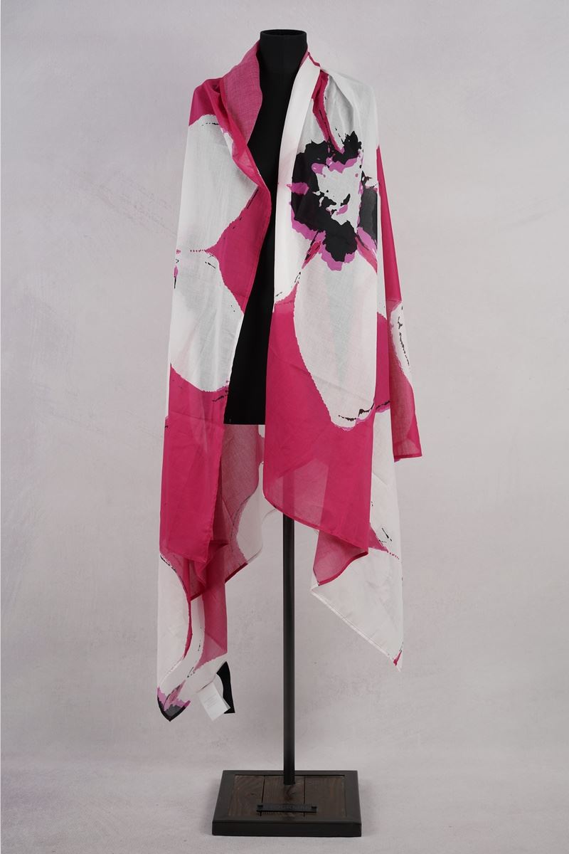 rundholz black label echarpe 2253601408 lotus print abby maud face 1 pied