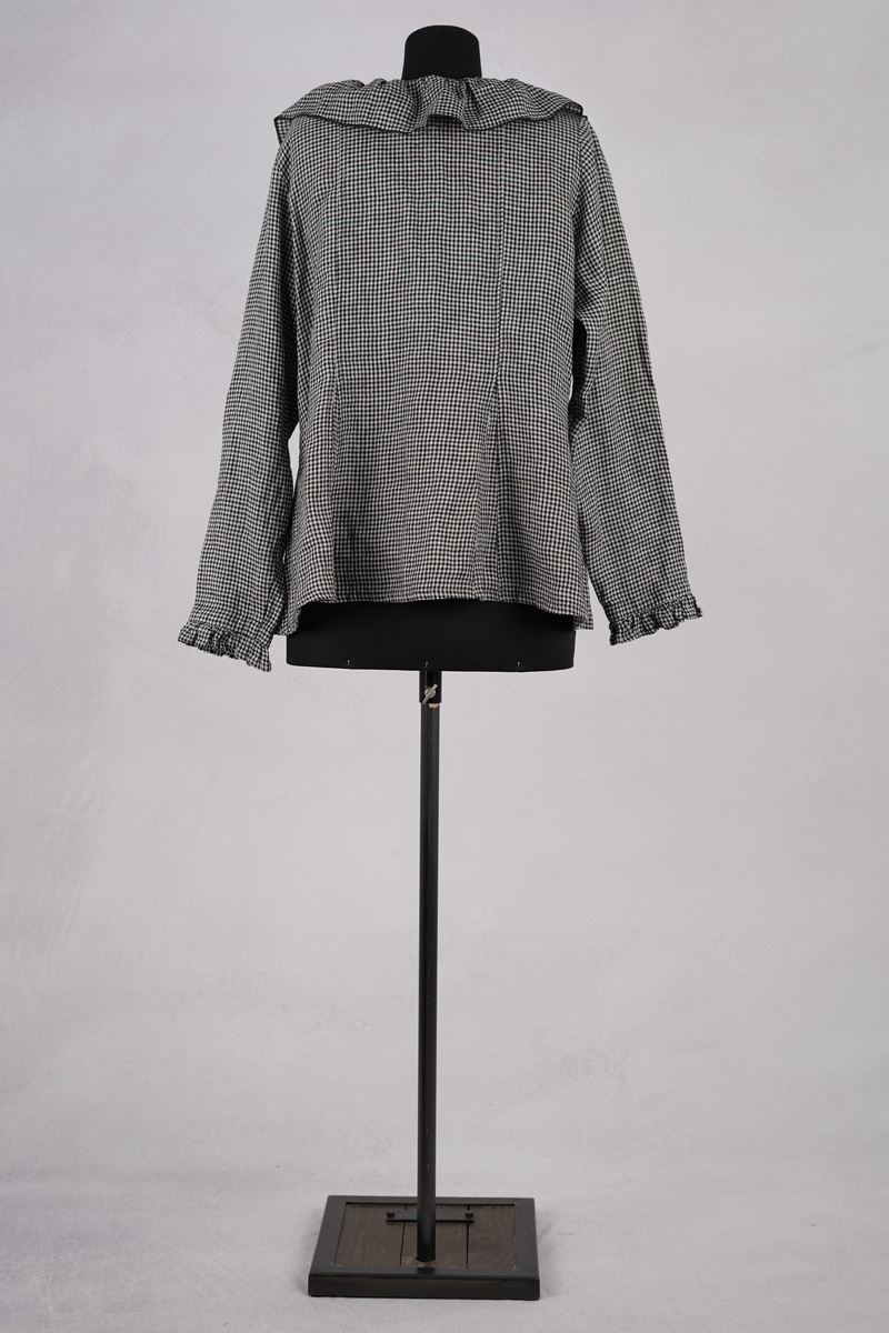 olars ulla blouse jasse check abby maud dos pied