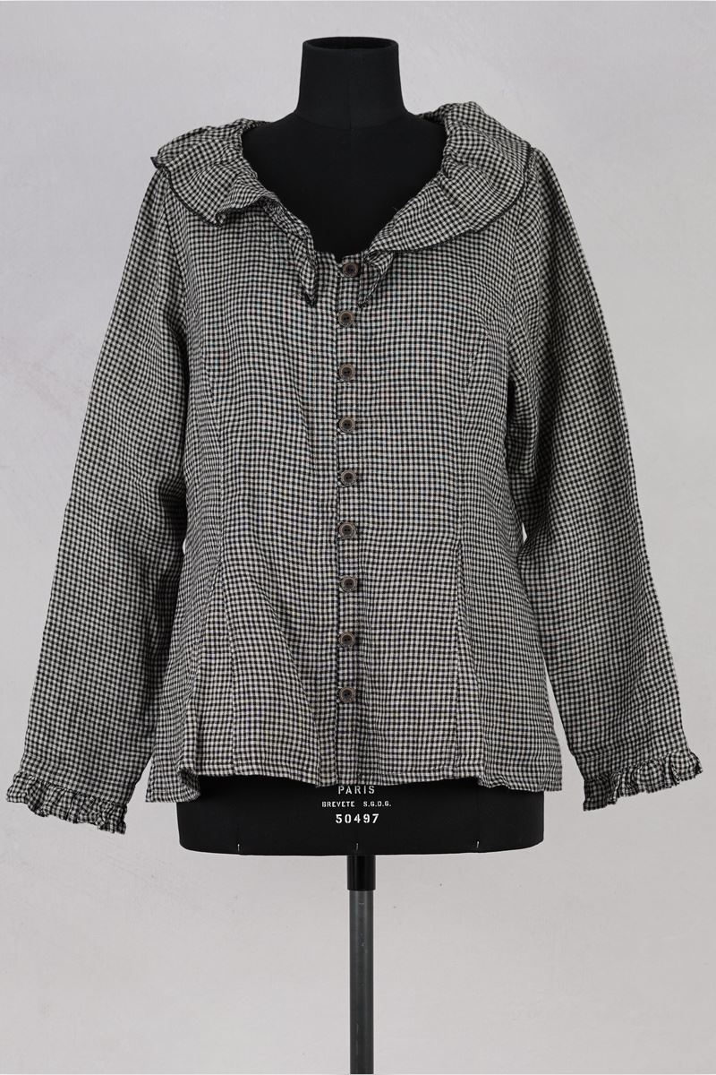 olars ulla blouse jasse check abby maud face