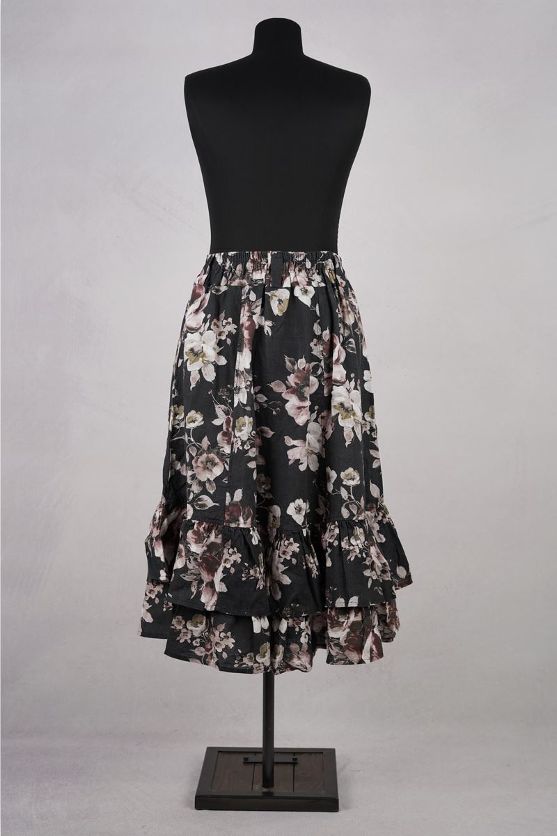 olars ulla jupe noras black flower abby maud dos pied