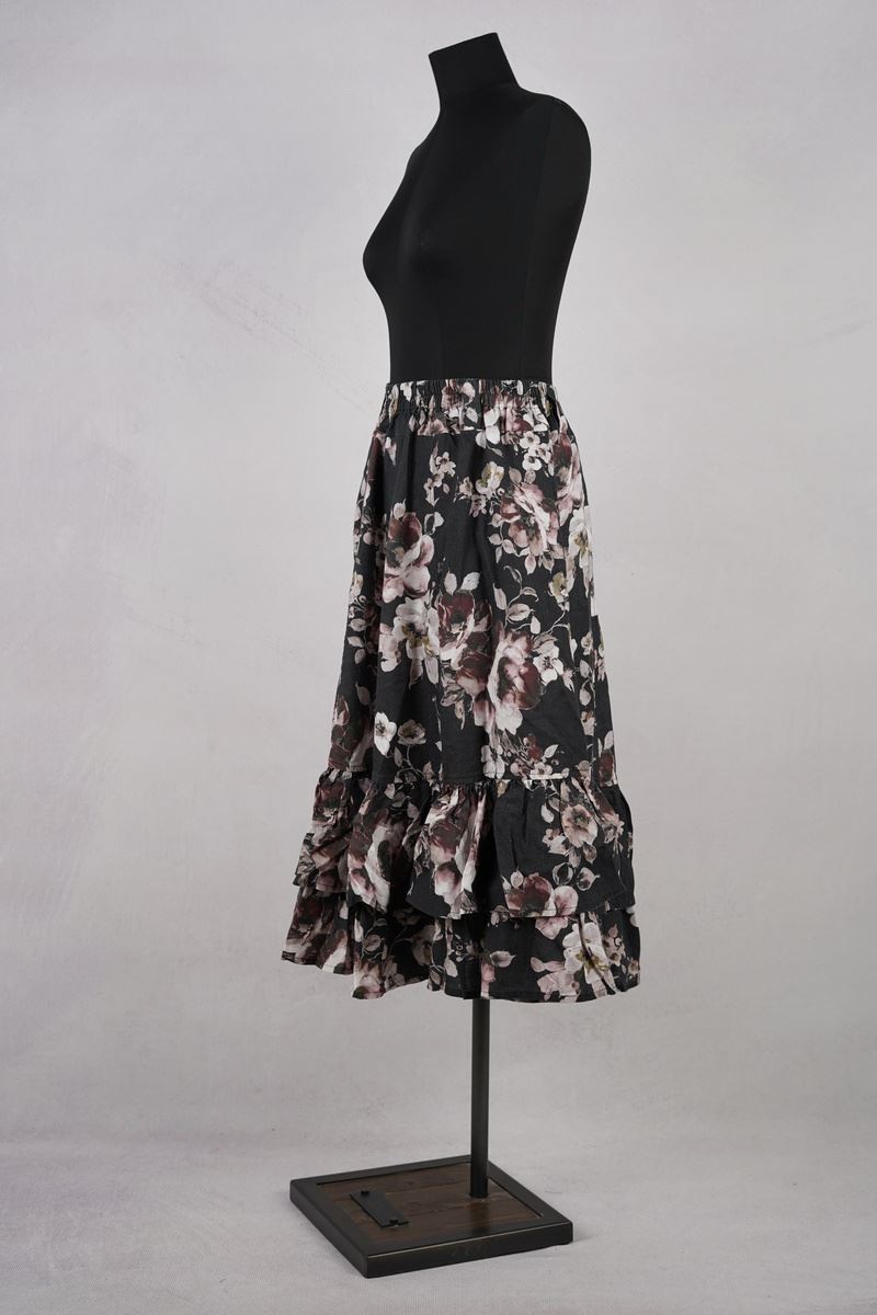 olars ulla jupe noras black flower abby maud profil pied