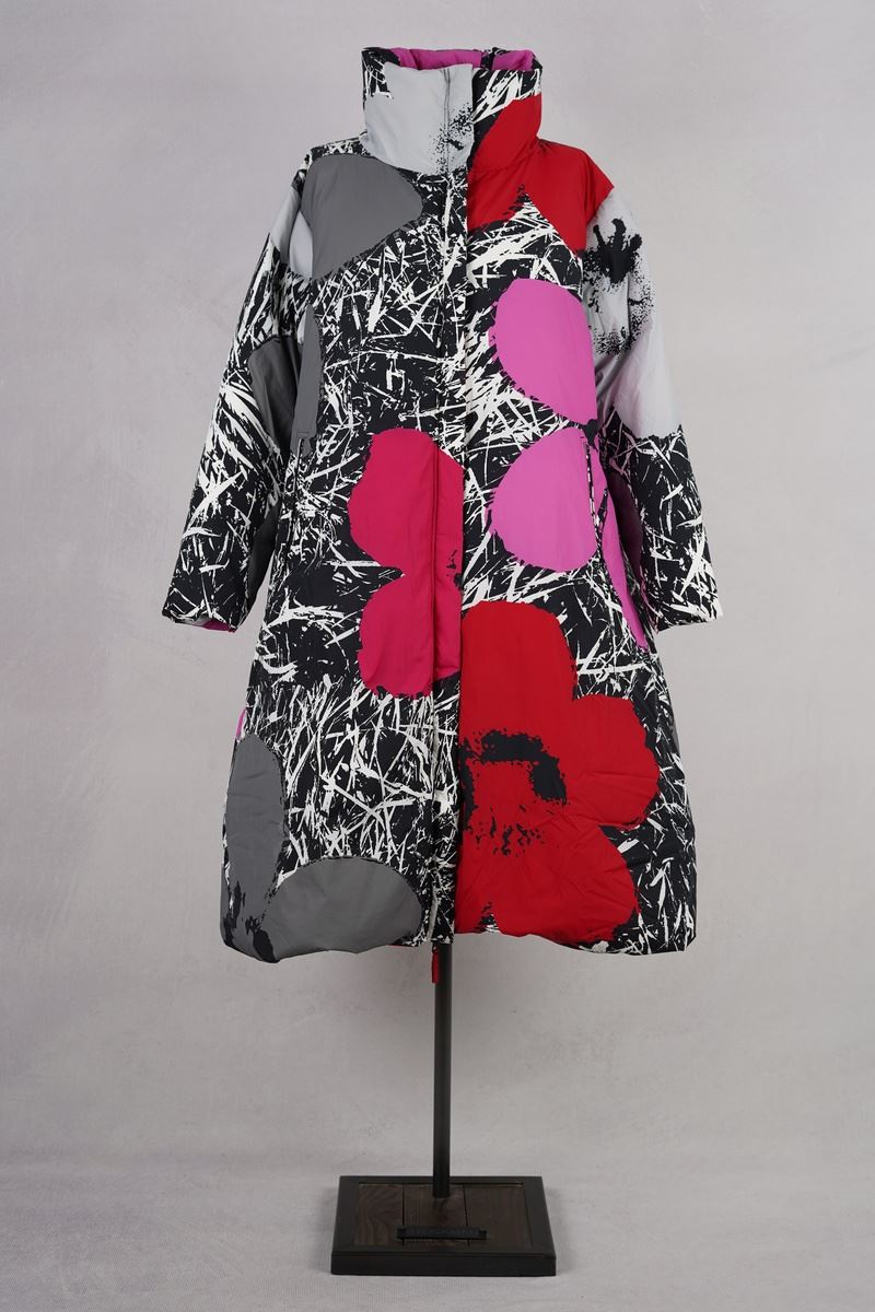 rundholz black label manteau 2253211211 multicolor abby maud face pied