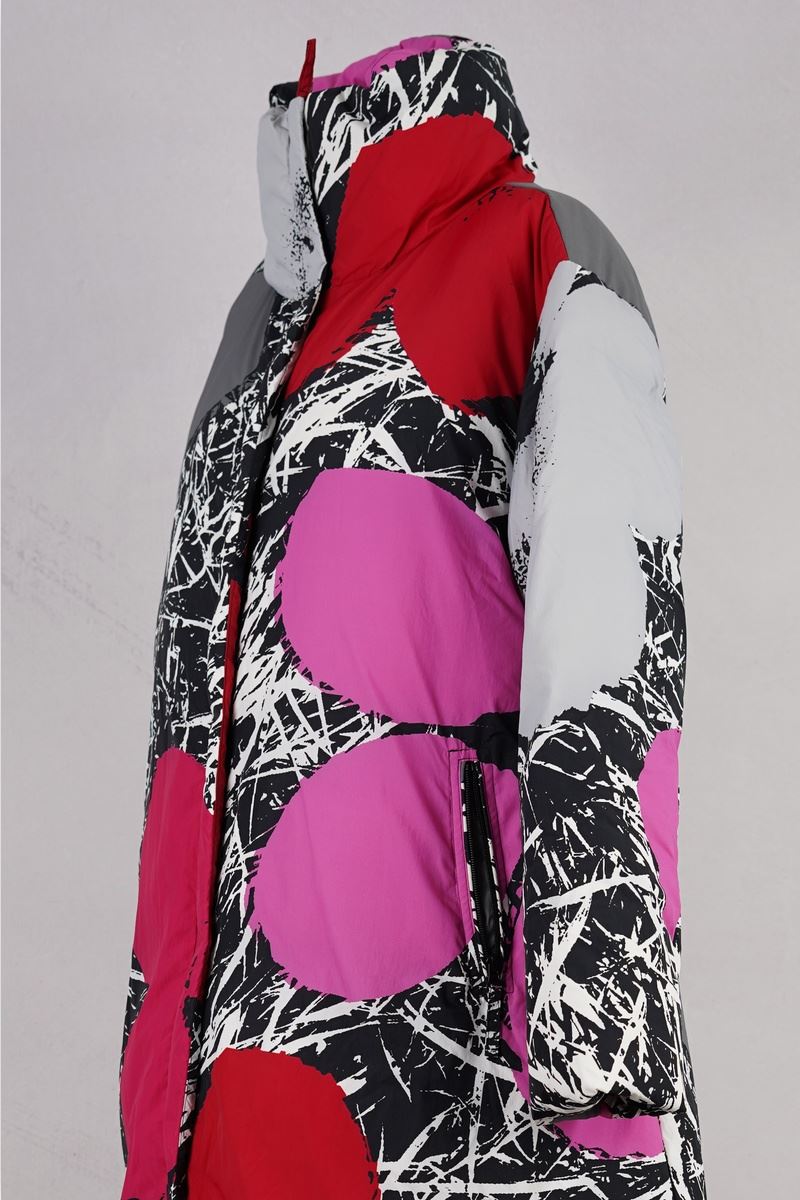 rundholz black label manteau 2253211211 multicolor abby maud profil double manche