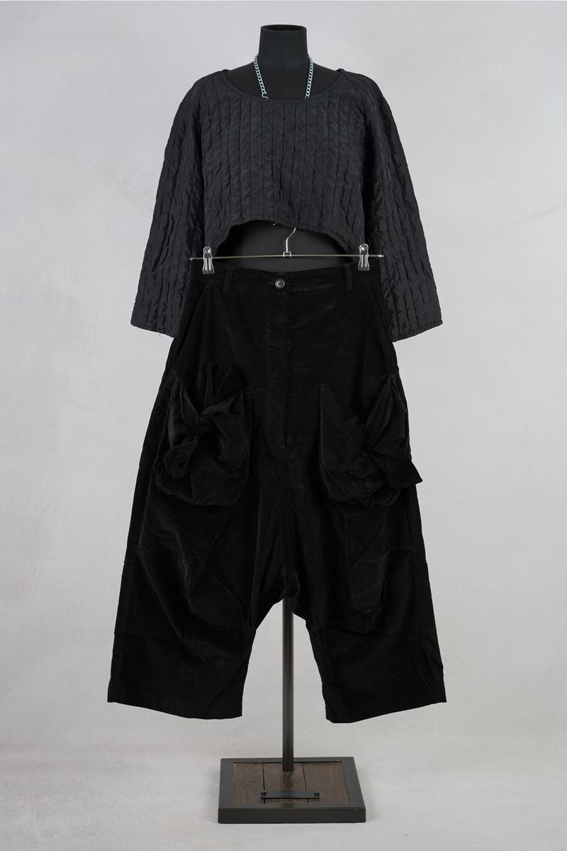 rundholz black label pantalon 2253230105 black abby maud face en pied