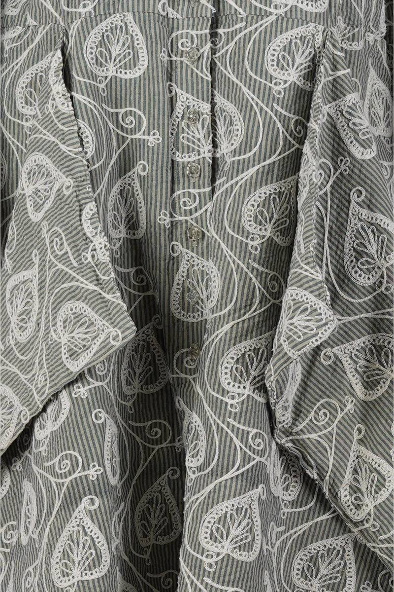 KRISTA LARSON DESIGNS<br> Robe Long Pinwheel Dress Pistachio