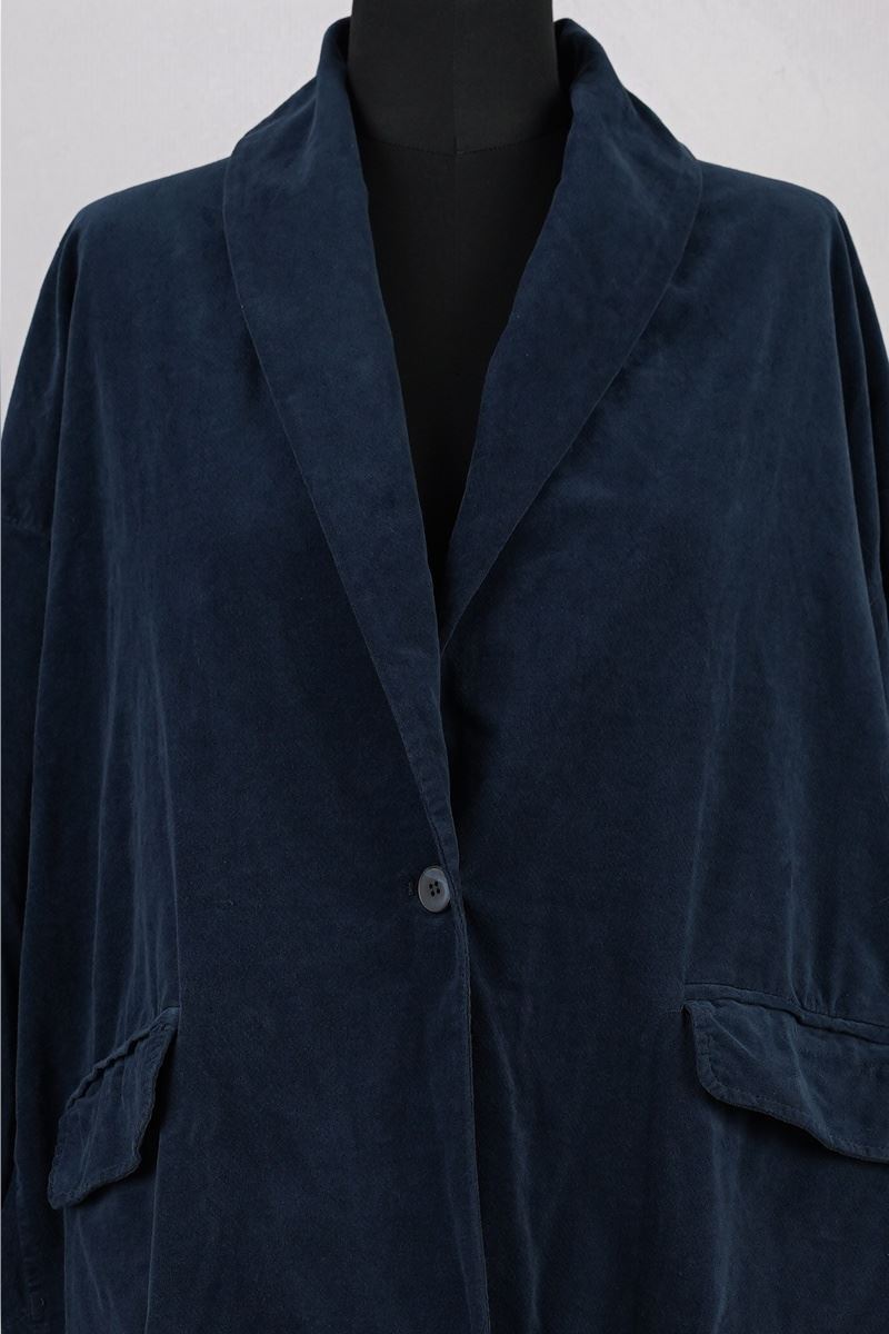 wendy trendy veste 110840 bleu abby maud face detail