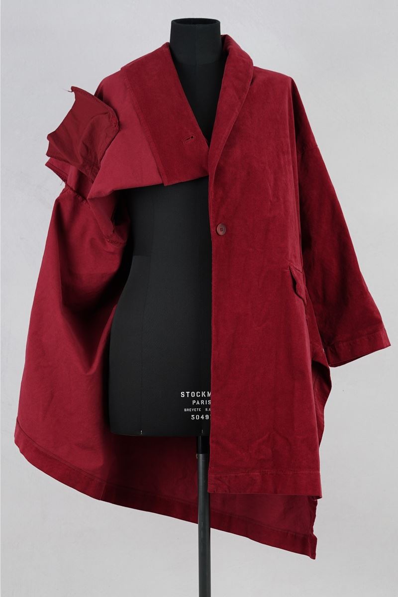 wendy trendy veste 110840 rouge abby maud face doublure