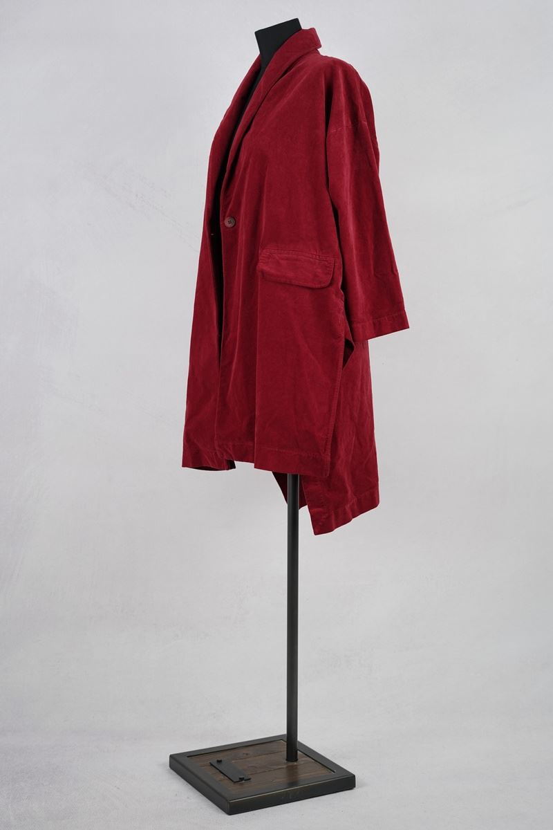 wendy trendy veste 110840 rouge abby maud profil pied